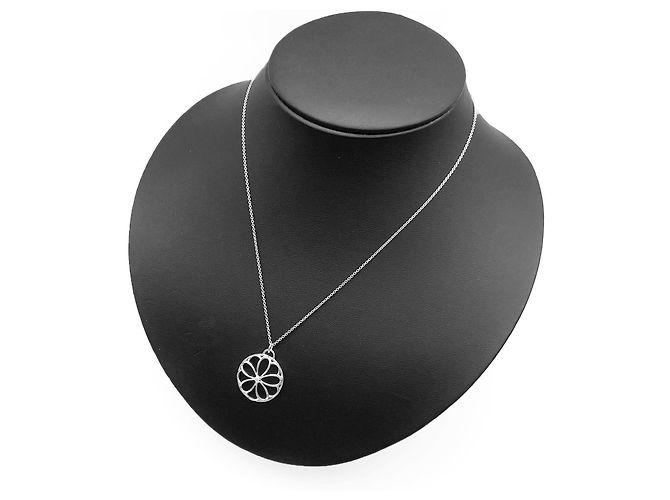Collana Tiffany & Co. Flower Circle con 1 diamante Argento - vista 7