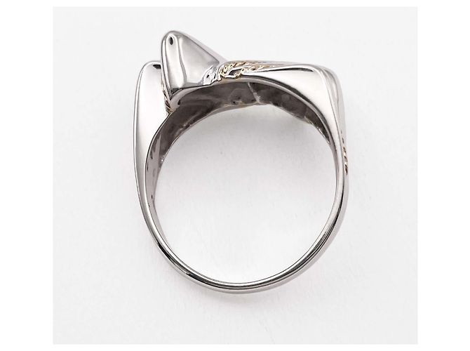 Tiffany & Co. Twist Ribbon Combination Band Ring Silber Golden - Ansicht 5