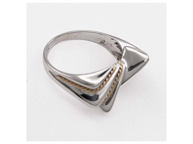 Tiffany & Co. Twist Ribbon Combination Band Ring Silber Golden - Ansicht 7