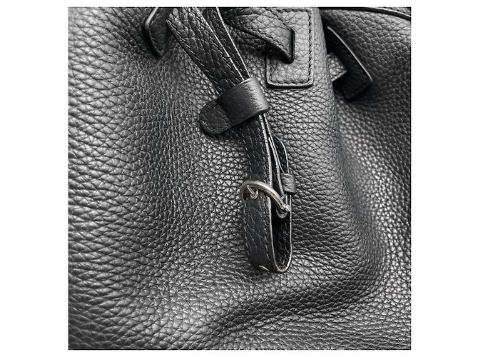 Borsa a tracolla con coulisse Gancini Salvatore Ferragamo Nero - vista 11