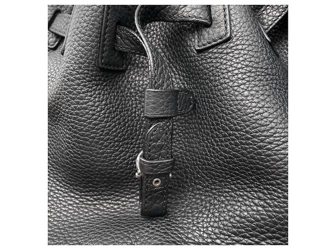 Borsa a tracolla con coulisse Gancini Salvatore Ferragamo Nero - vista 12