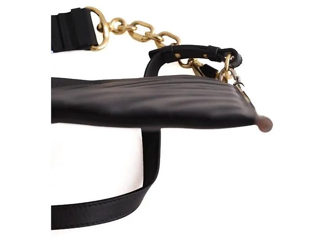 Borsa a tracolla Chloé in pelle nera Nero - vista 5