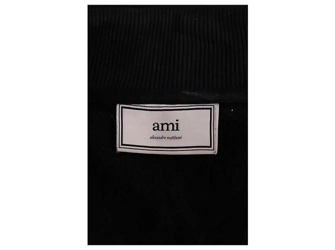 Ami Cardigan aus Baumwolle Schwarz - Ansicht 5