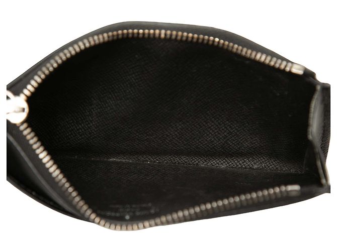 Louis Vuitton Monogram Eclipse Reverse Taigarama Münz-Kartenhalter Schwarz - Ansicht 4