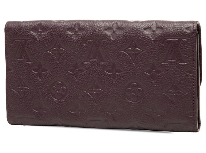 Carteira Longa Sarah Louis Vuitton Monogram Empreinte Purple Roxo - vista 2
