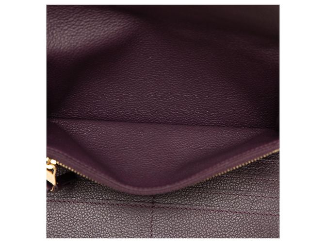 Carteira Longa Sarah Louis Vuitton Monogram Empreinte Purple Roxo - vista 4