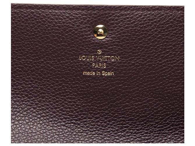 Carteira Longa Sarah Louis Vuitton Monogram Empreinte Purple Roxo - vista 5
