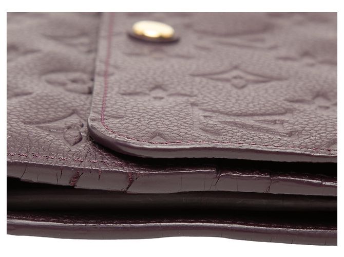 Carteira Longa Sarah Louis Vuitton Monogram Empreinte Purple Roxo - vista 6