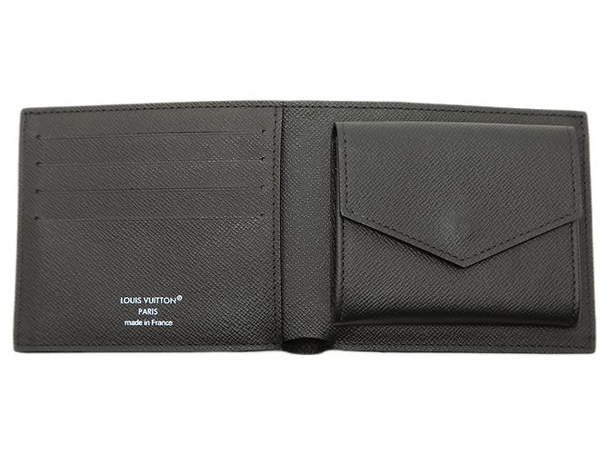 Cartera Small Marco Louis Vuitton Monogram Eclipse Negra Negro - vista 4