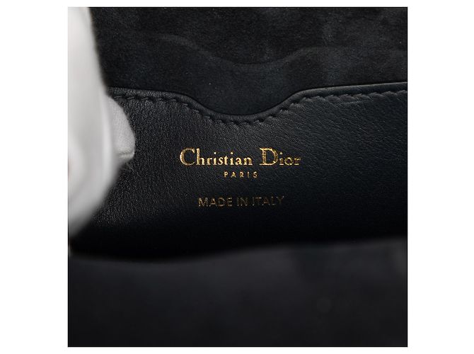 Borsa a secchiello Dioravenue Small in pelle di vitello nera Dior Nero - vista 5