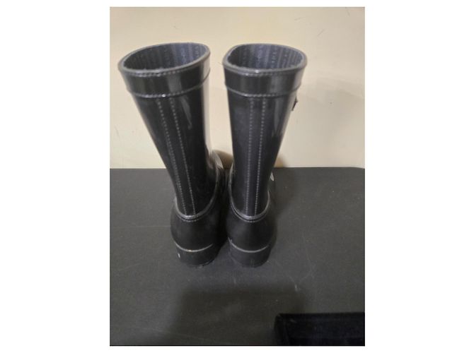 Botas de lluvia Prada de goma negra Negro - vista 2