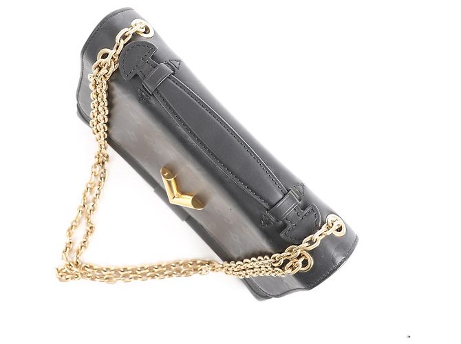Borsa a tracolla Louis Vuitton Very Monogram Shadow in nero M42899 - vista 13