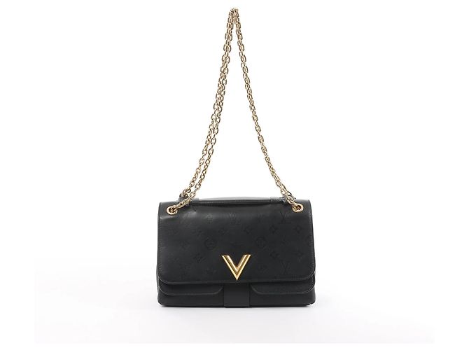 Borsa a tracolla Louis Vuitton Very Monogram Shadow in nero M42899 - vista 14