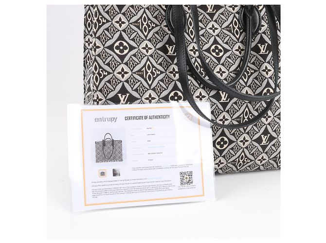 Borsa Louis Vuitton Since 1854 OnTheGo GM in Black x White M57207 Nero - vista 14