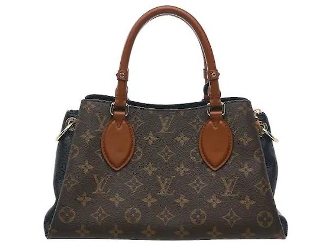 Louis Vuitton A timepiece bag harmonizing a classic Monogram pattern with a luxurious handle. Despite its compact BB size, it has ample interior storage for efficiently keeping daily belongings. Sturdy canvas Brown - view 2