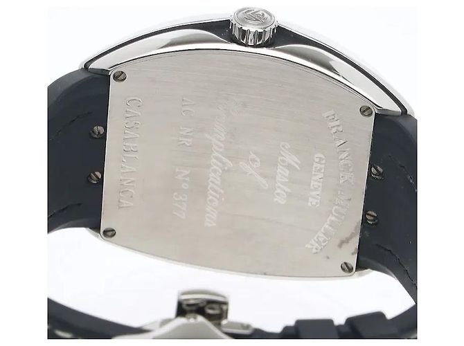 Franck Muller's distinctive tonneau-shaped case harmonizes with a precision automatic movement for a distinctive presence. The signature Arabic numeral indices are precisely arranged on the dial, - view 3
