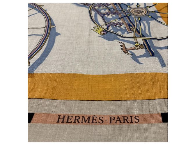 Hermès Hermes Carre Geant 140 Voitures en Equilibre Schal Mehrfarben - Ansicht 4