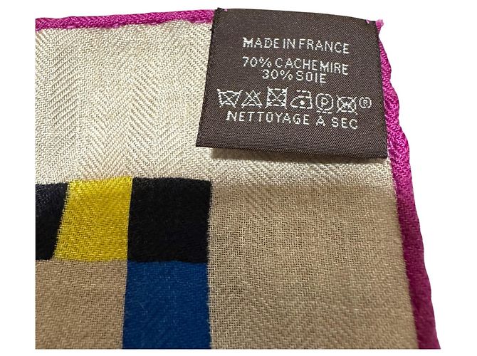 Hermès Hermes Carre Geant 140 Voitures en Equilibre Schal Mehrfarben - Ansicht 7