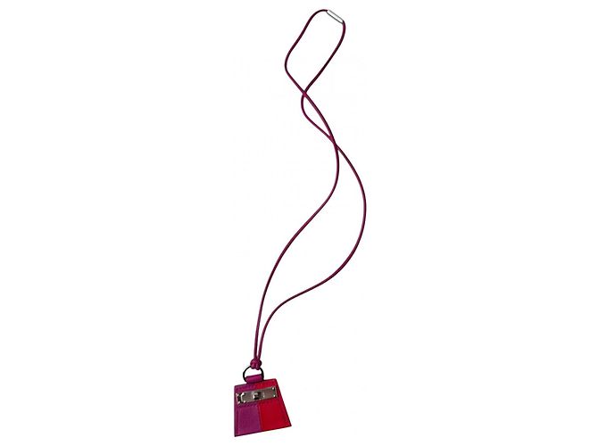 Hermès Collana Hermes Mon Petit Kelly PM Silver Hardware - vista 2