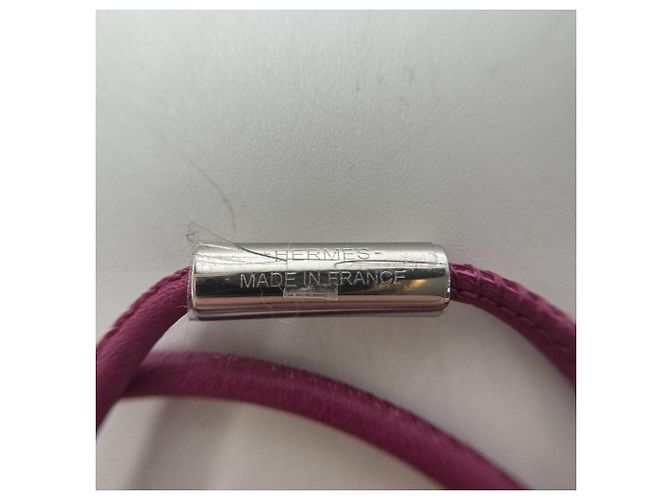 Hermès Collana Hermes Mon Petit Kelly PM Silver Hardware - vista 6