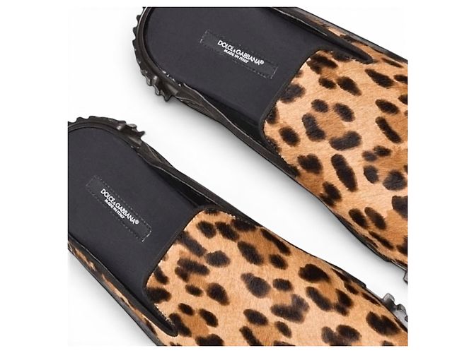 Mules Dolce & Gabbana con stampa leopardata Nero Stampa leopardo - vista 11