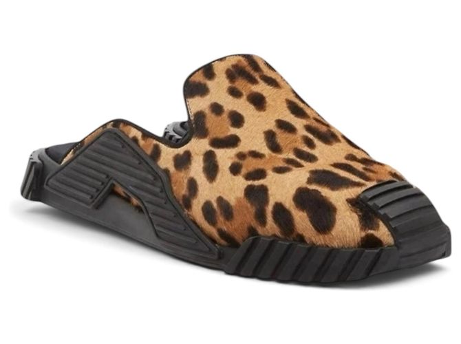 Mules Dolce & Gabbana con stampa leopardata Nero Stampa leopardo - vista 12
