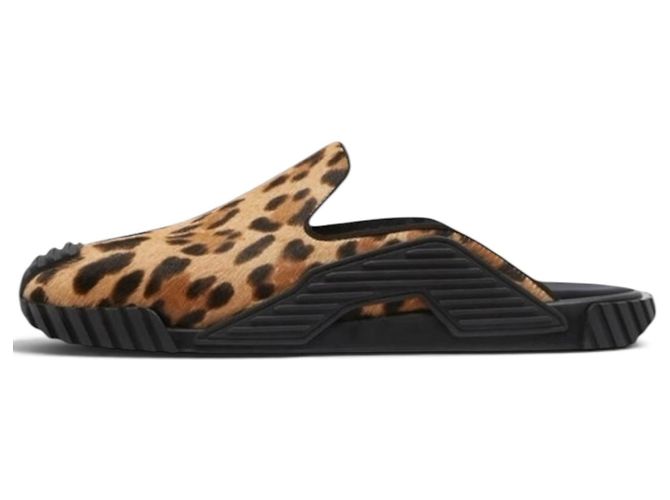 Mules Dolce & Gabbana con stampa leopardata Nero Stampa leopardo - vista 6