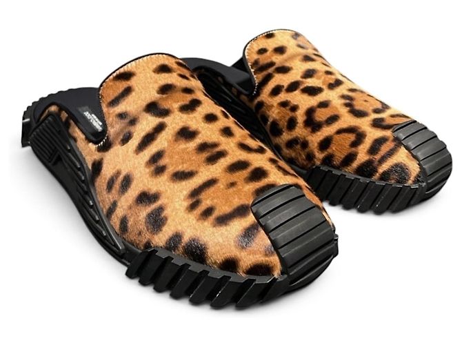 Mules Dolce & Gabbana con stampa leopardata Nero Stampa leopardo - vista 7