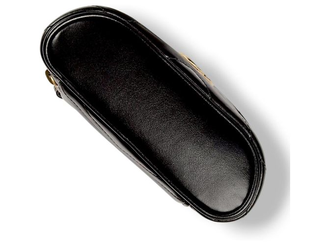 Borsa a mano Gucci Marmont Vanity Mini Nera Nero - vista 7