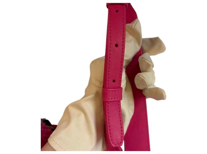 Chanel 19 Borsa a patta Chanel in tweed rosa - vista 8
