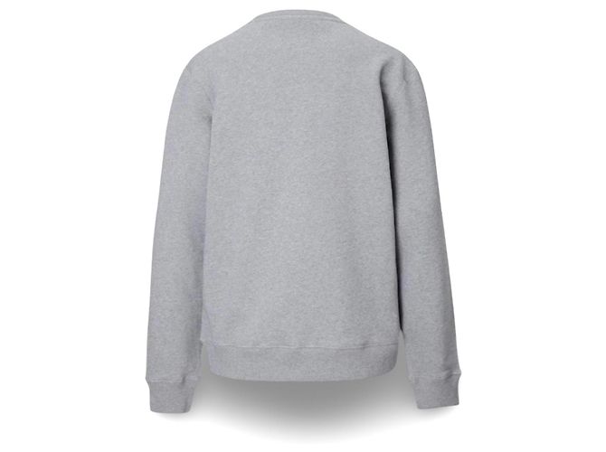 LOEWE grauer Baumwoll-Sweatshirt mit gesticktem Logo Blau - Ansicht 2