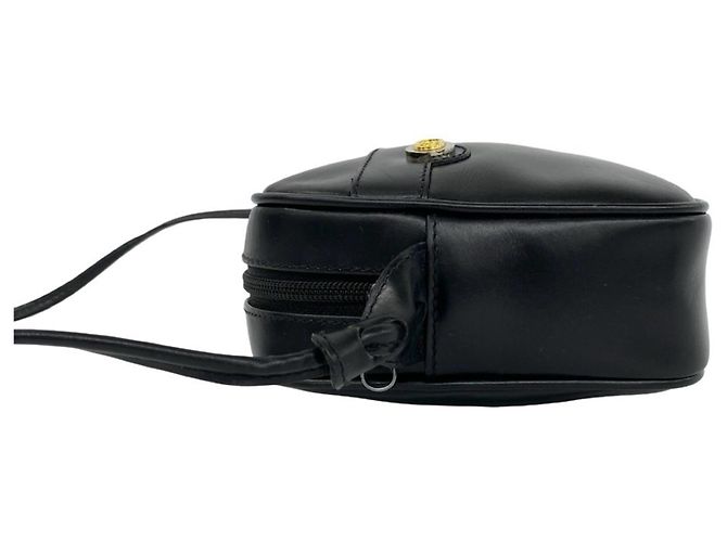 Mini borsa a tracolla in pelle Gucci Old GG Logo Hardware Nero - vista 5
