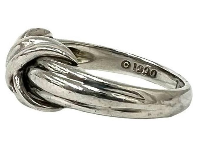 Tiffany & Co. Signature Cross Band Ring Silber - Ansicht 4
