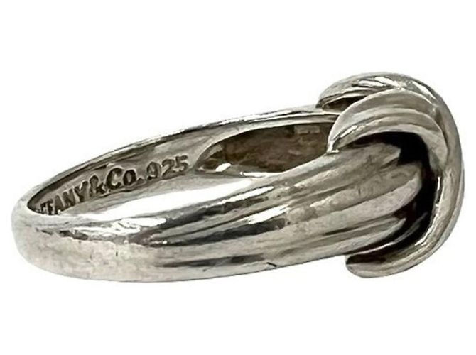 Tiffany & Co. Signature Cross Band Ring Silber - Ansicht 5