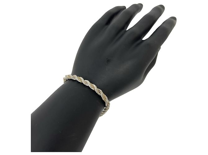 Tiffany & Co Bracciale Tiffany Twist Rope Argento D'oro - vista 2