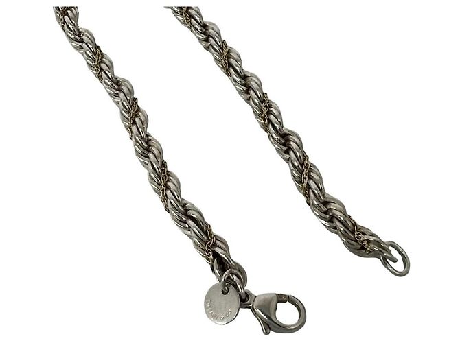 Tiffany & Co Bracciale Tiffany Twist Rope Argento D'oro - vista 4