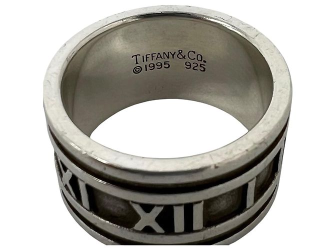 Tiffany & Co Anello Tiffany Atlas Wide Band Argento - vista 3