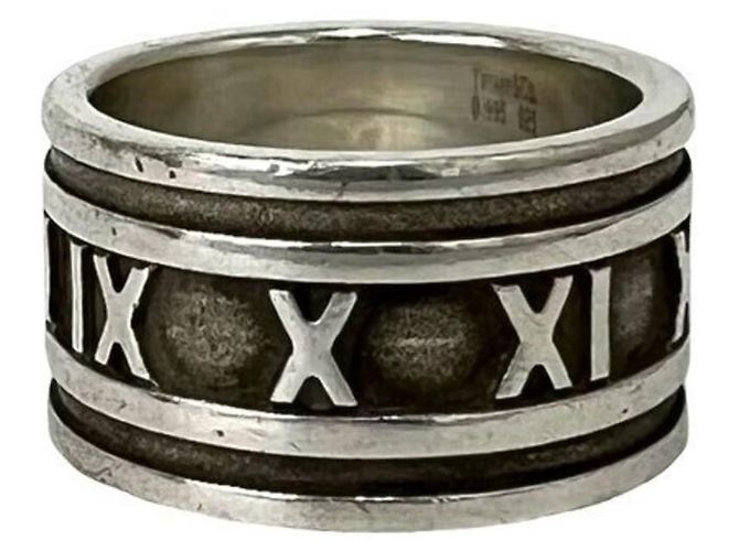 Tiffany & Co Anello Tiffany Atlas Wide Band Argento - vista 5