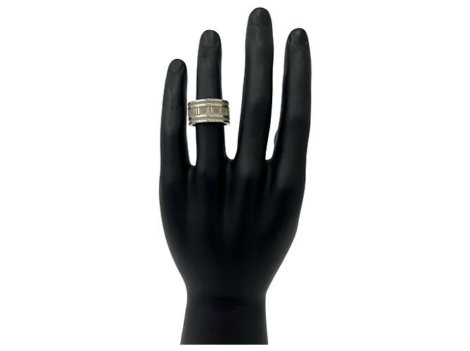 Anello Atlas Wide Band Tiffany & Co. Argento - vista 2