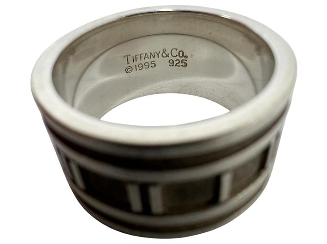 Anello Atlas Wide Band Tiffany & Co. Argento - vista 3