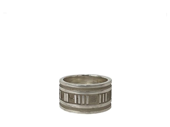 Anello Atlas Wide Band Tiffany & Co. Argento - vista 4