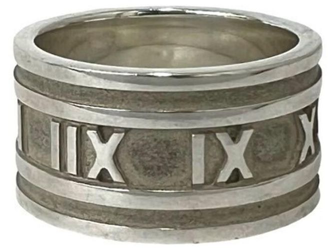 Anello Atlas Wide Band Tiffany & Co. Argento - vista 6