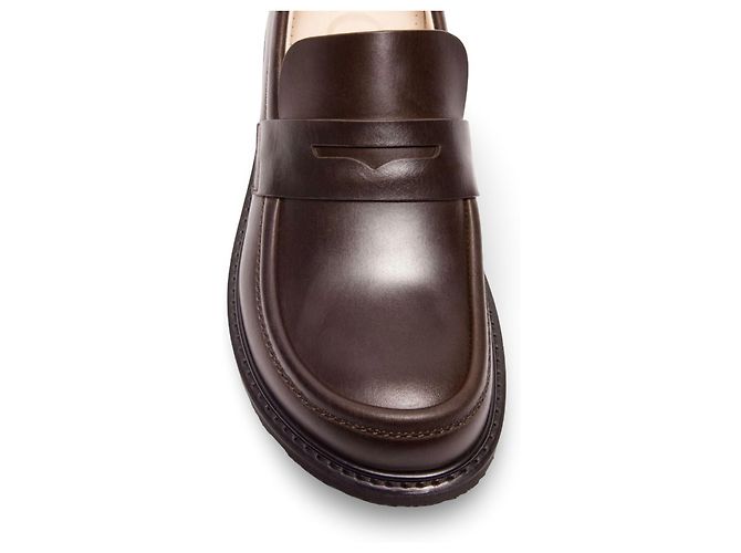 Mocassini Loewe in pelle marrone Marrone scuro - vista 8