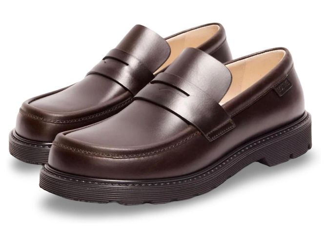Mocassini Loewe in pelle marrone Marrone scuro - vista 9