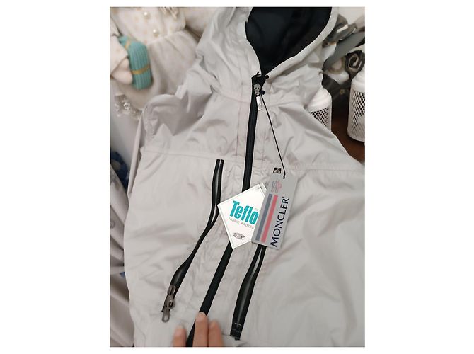 Moncler Unisex-Jacke Weiß - Ansicht 5