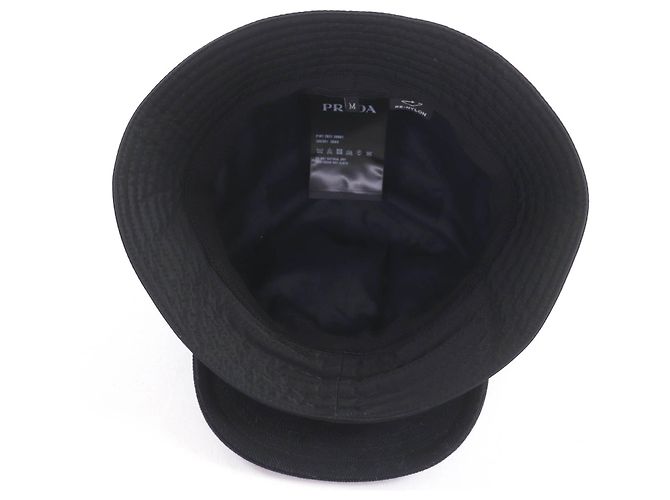 Sombrero Bucket Prada Re-Nylon Negro - vista 6