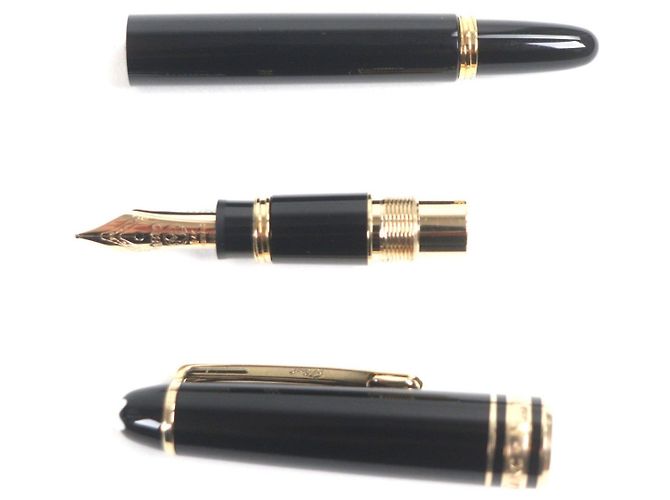 Montblanc Meisterstück Mozart 14K Füllfederhalter Schwarz - Ansicht 3