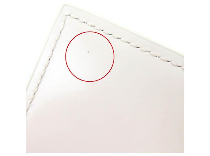Cartera larga de piel Jil Sander Blanco roto - vista 12