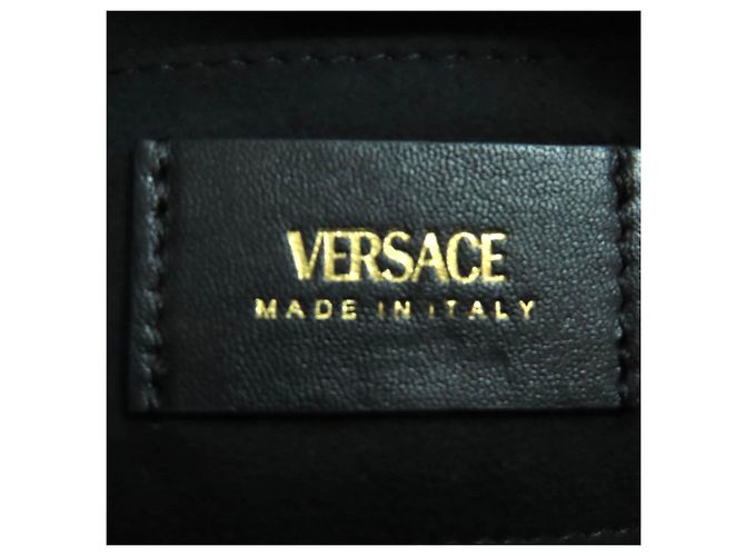 Borsa Versace in pelle Nappa Nero - vista 11