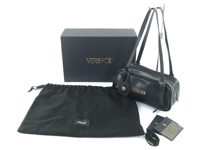 Borsa Versace in pelle Nappa Nero - vista 2